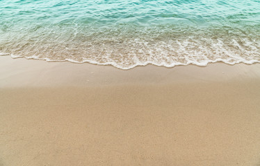 Fototapeta na wymiar sand beach and sea