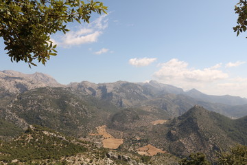 Fototapeta na wymiar European mountain view