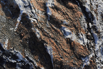 Stones texture and background. Rock texture. Veins.