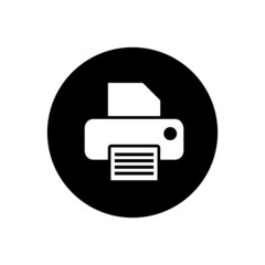 Obraz premium printer icon button