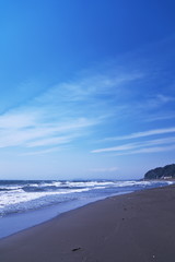 綺麗な浜と空と海