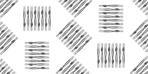 Freehand line seamless pattern. Seamless pattern for fabric, print, wallpaper, packaging. Strocke trandy design.