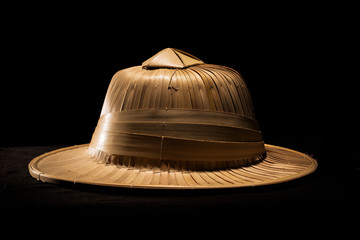 Thai hat made of palm leaves