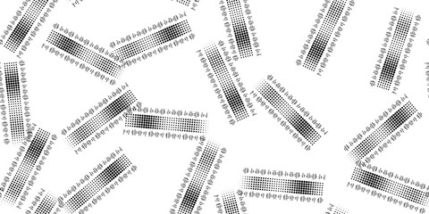 Freehand line seamless pattern. Seamless pattern for fabric, print, wallpaper, packaging. Strocke trandy design.