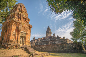 Bakong Prasat temple in Angkor Wat complex, Siem Reap, Cambodia.