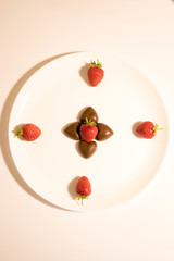 strawberry and chocolate