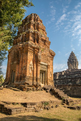 Bakong Prasat temple in Angkor Wat complex, Siem Reap, Cambodia.