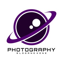 photography logo design concept vector