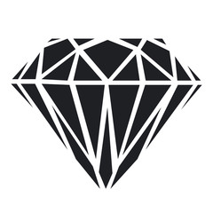 Fototapeta premium Vector, line, geometric, symbol, diamond, illustration