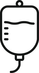 Iv vector icon