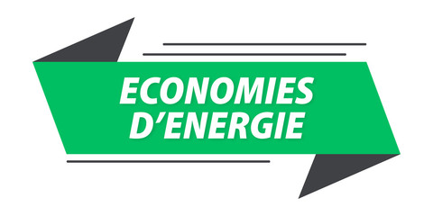 économie d'énergie bannière