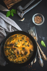 Creamy Spinach and Mushroom Soup