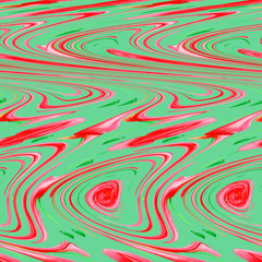 Multicolored abstract background in pink and green colors, the effect of the application of paint. Blurry flowers, brush strokes effect. Wallpaper for web.