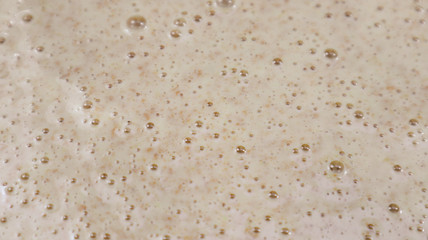 Dutch mini pancake flour liquid ready for cook