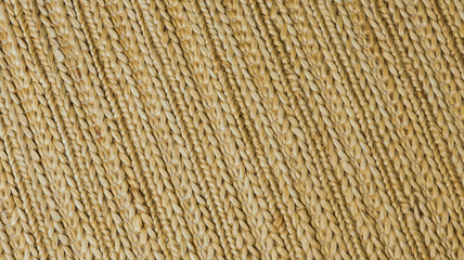 Traditional Turkish handmade carpet design. Rustic and ethnic brown texture closeup