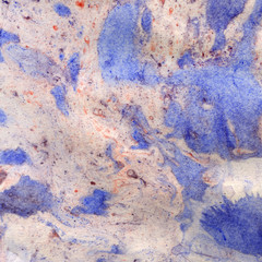 Watercolor illustration. Marble texture. Watercolor abstract background.