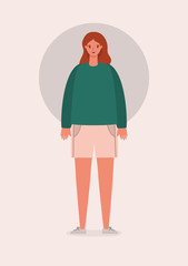 avatar woman person vector design