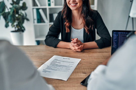 Job interview in office