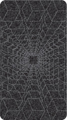 Naklejka premium Granite blocks. Dark gray abstract cubes paint background