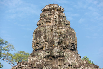 The Faces of The Bayon Temple, Siem Reap, Cambodia