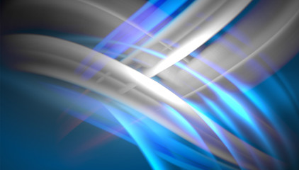 Creative fluid wave lines abstract background. Trendy abstract layout template for business or technology presentation, internet poster or web brochure cover, wallpaper