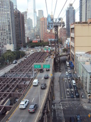 Obraz premium Entrance to Ed Koch Queensboro Bridge