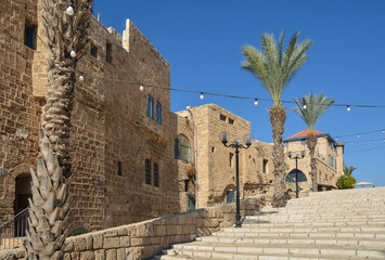 Street in the old city of Jaffa.