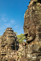 Fototapeta premium The Faces of The Bayon Temple, Siem Reap, Cambodia