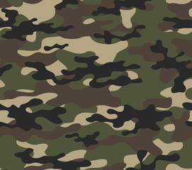 Fototapeta premium Army camouflage pattern military texture classic