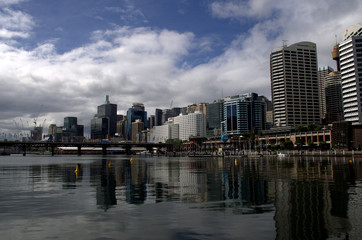 Fototapeta na wymiar View of Darling Harbour, Sydney, Australia