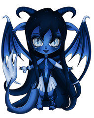 Chibi Blue Dragon