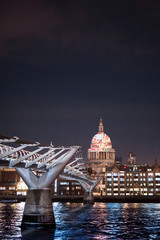 View of the London Skyline at dusk