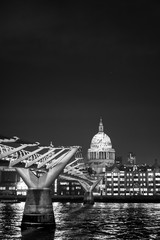 View of the London Skyline at dusk