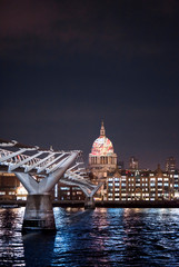 View of the London Skyline at dusk