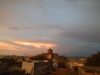 Atardecer.