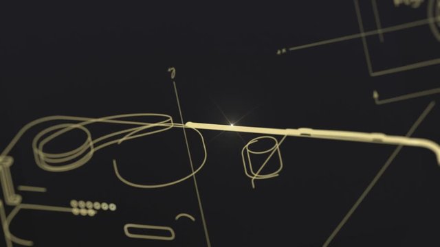 Generic Photographic Camera Blueprint Animation