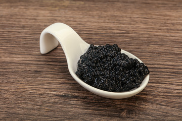Luxury strugeon fish black caviar