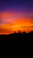 atardecer rojo 