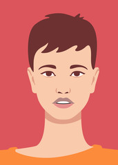 avatar beautiful young girl model 