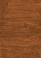 Fototapeta premium Acrylic handmade texture A4 format size. Paint leaks and brush strokes on the white paper background.