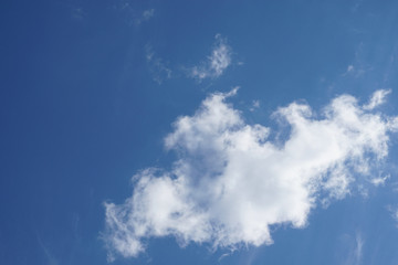 Blue sky with clouds background