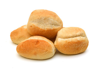 Fototapeta na wymiar Bread on a white background