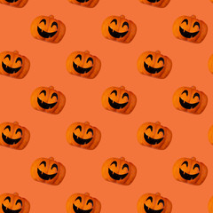 black spiders pattern, Halloween background