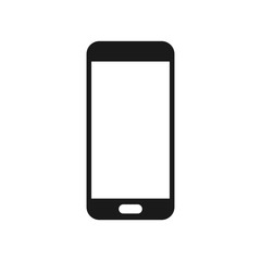 Smartphone sign symbol isolated on white background. icon Vector EPS 10