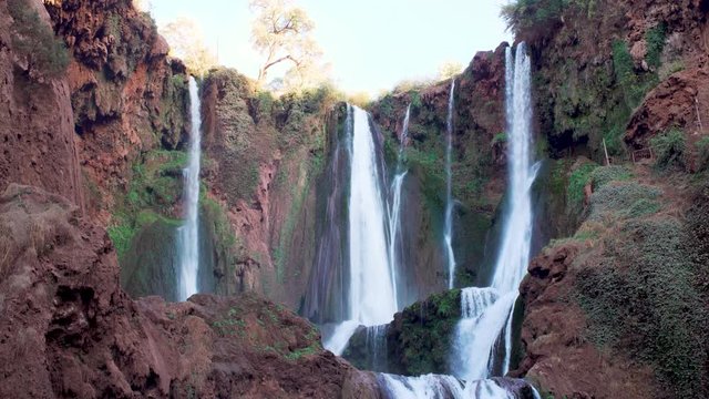 Ouzoud Wasserfall im Atlas Gebirge, Marokko