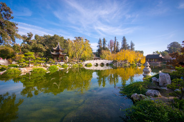 Fototapeta na wymiar Japanese Garden Lake