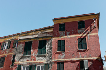 House in a coastal village in Cinque Terre, Italy