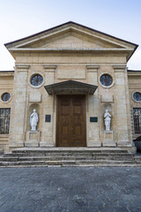 Fototapeta premium South entrance to St. Catherine's Cathedral in Kherson