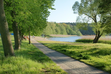 Jezioro Kortowskie. Olsztyn. Polska - Mazury - Warmia.