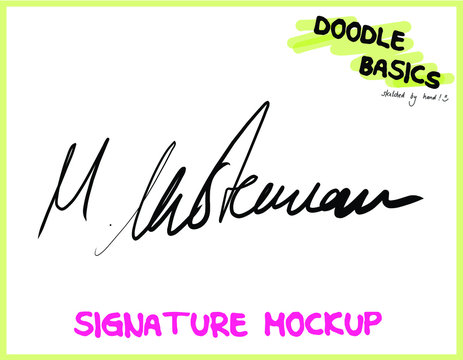 Signature Unterschrift MockUp Max Mustermann John Doe Jane Fake Signatures For Movies And Mock Ups